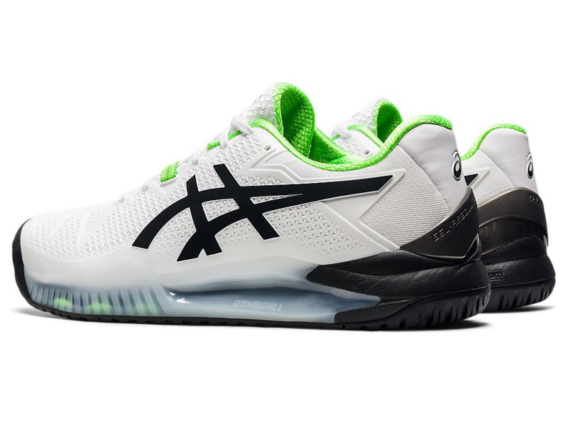 Asics Gel-resolution 8 (2E) Tenisiće Muške Bijele Zelene | RS5008-716