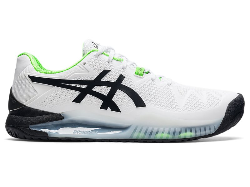 Asics Gel-resolution 8 (2E) Tenisiće Muške Bijele Zelene | RS5008-716