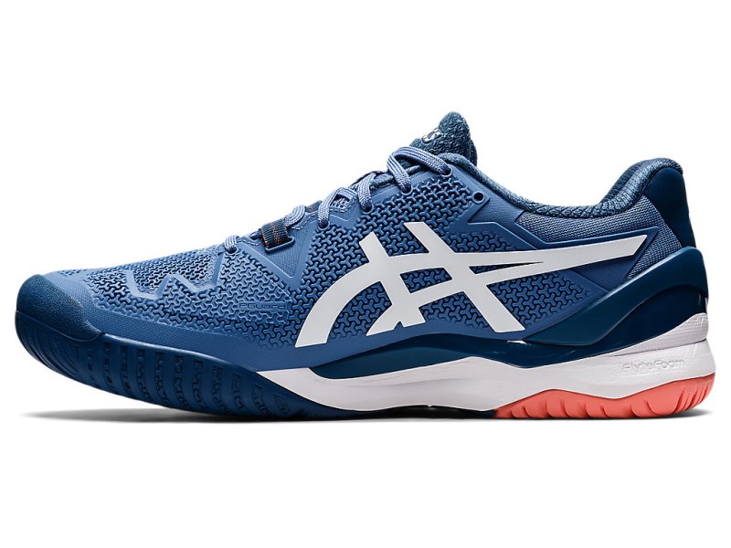 Asics Gel-resolution 8 (2E) Tenisiće Muške Plave Bijele | RS5425-284