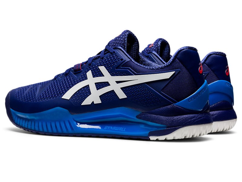 Asics Gel-resolution 8 (2E) Tenisiće Muške Plave Bijele | RS5772-387