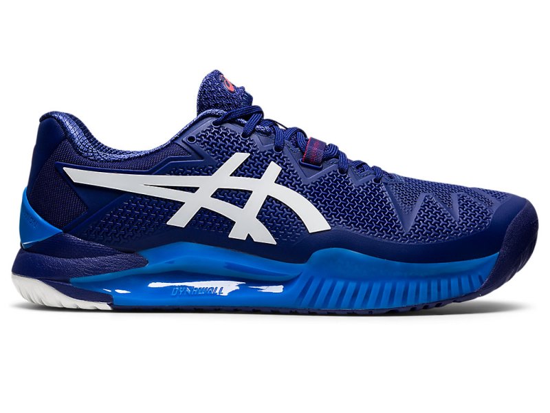 Asics Gel-resolution 8 (2E) Tenisiće Muške Plave Bijele | RS5772-387