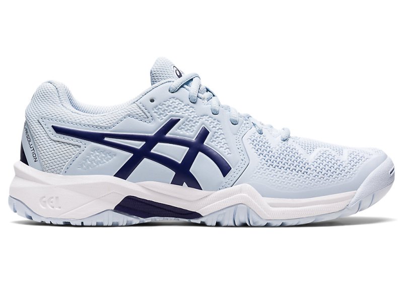 Asics Gel-resolution 8 Sports Patike Dječje Svijetlo Plave Plave | RS6099-345