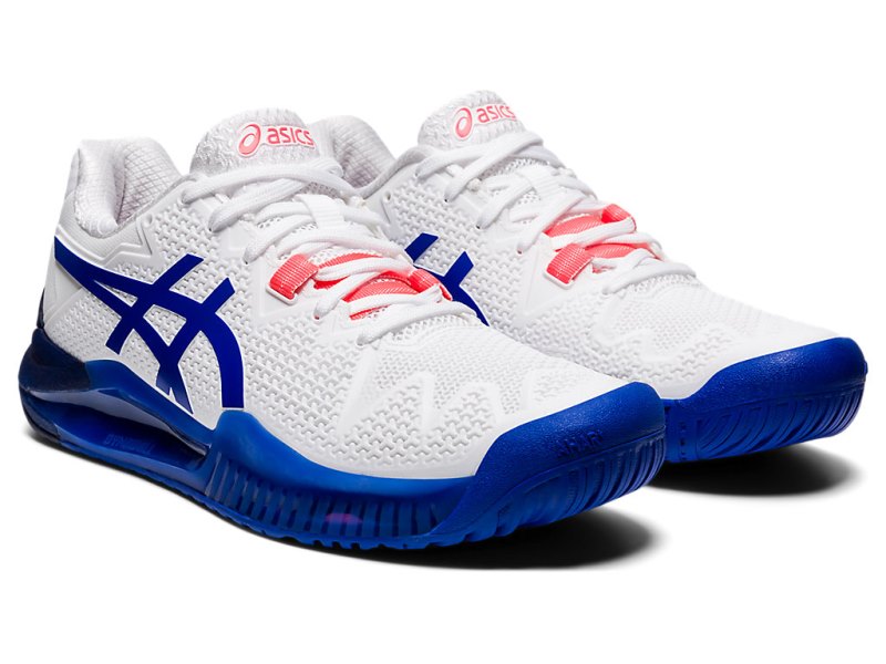 Asics Gel-resolution 8 Tenisiće Ženske Bijele Plave | RS2938-319