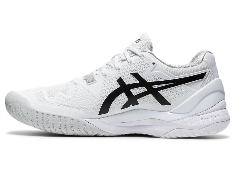 Asics Gel-resolution 8 Tenisiće Ženske Bijele Crne | RS4936-148