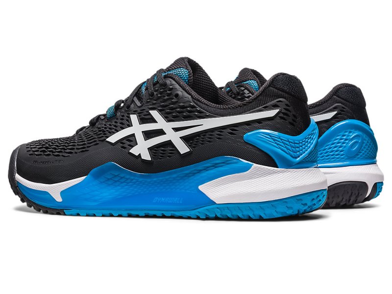 Asics Gel-resolution 9 OC Tenisiće Muške Crne Bijele | RS0503-688