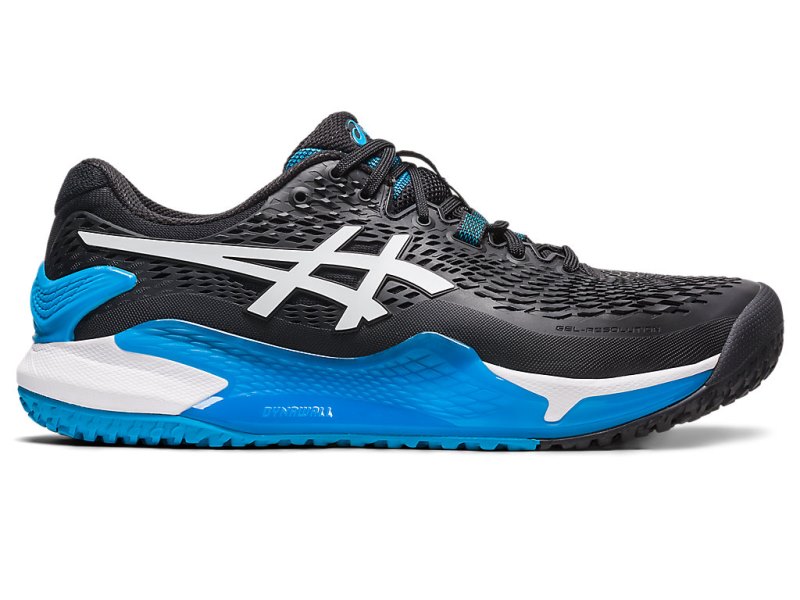 Asics Gel-resolution 9 OC Tenisiće Muške Crne Bijele | RS0503-688