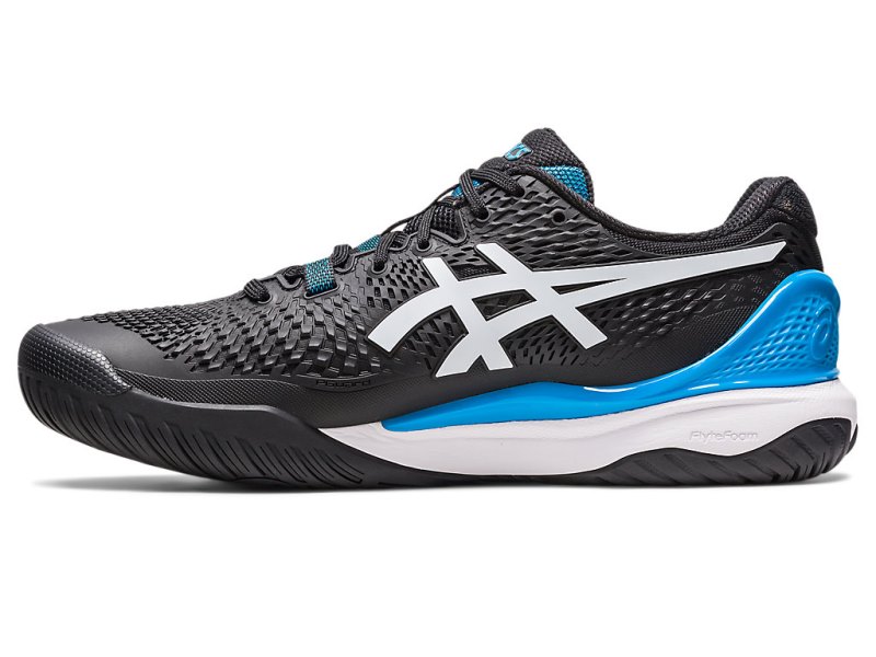 Asics Gel-resolution 9 Tenisiće Muške Crne Bijele | RS2706-488