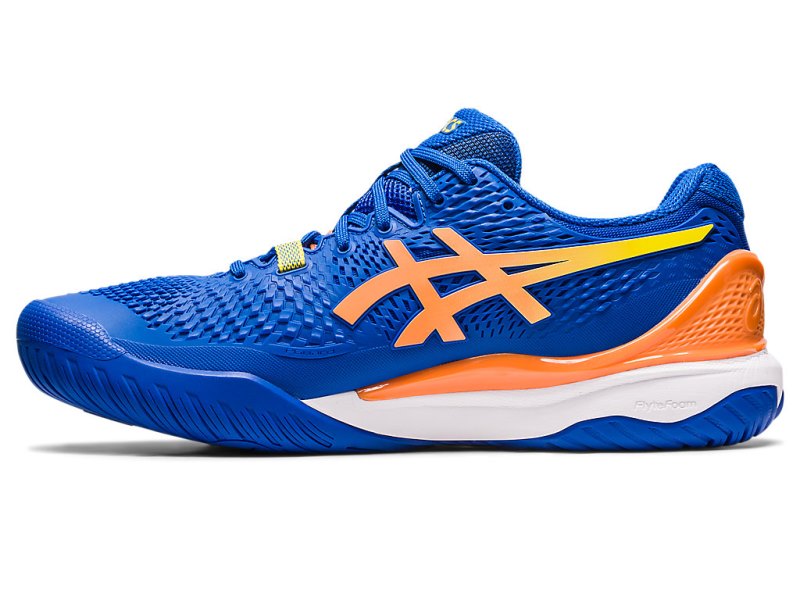 Asics Gel-resolution 9 Tenisiće Muške Plave Narančaste | RS5293-387