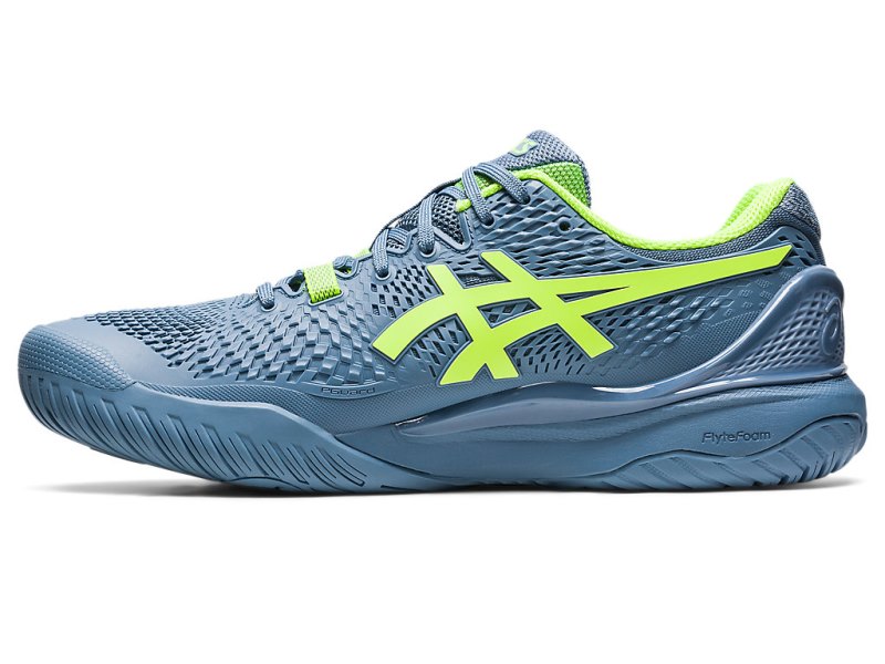 Asics Gel-resolution 9 Tenisiće Muške Sive Plave Zelene | RS8366-117