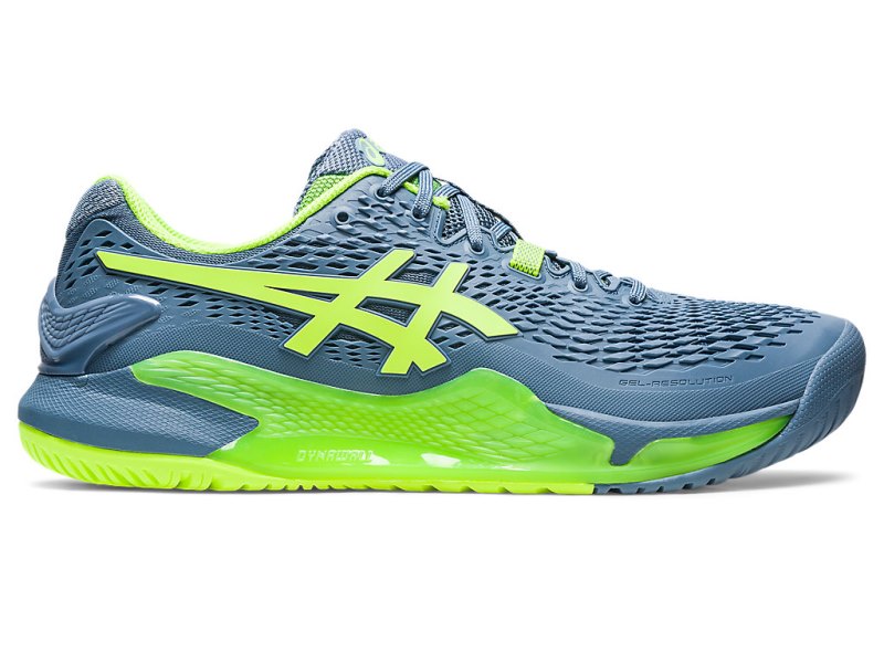 Asics Gel-resolution 9 Tenisiće Muške Sive Plave Zelene | RS8366-117