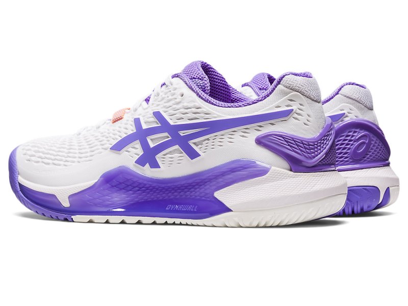 Asics Gel-resolution 9 Tenisiće Ženske Bijele Ljubičaste | RS5295-729