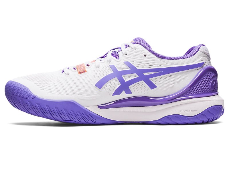 Asics Gel-resolution 9 Tenisiće Ženske Bijele Ljubičaste | RS5295-729