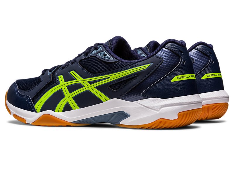 Asics Gel-rocket 10 (2E) Tenisice Za Odbojku Muške Crne Zelene | RS9418-380