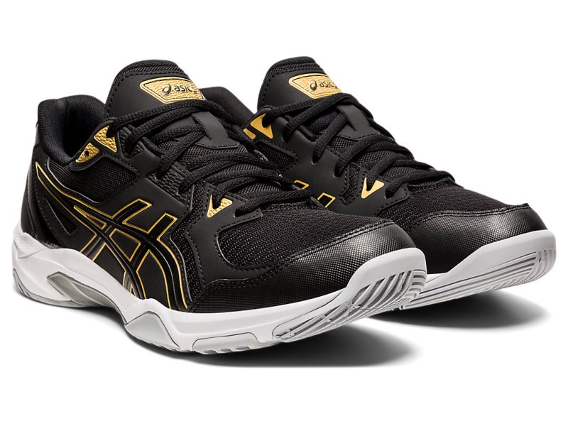 Asics Gel-rocket 10 Tenisice Za Odbojku Muške Crne Zlatne | RS1552-699