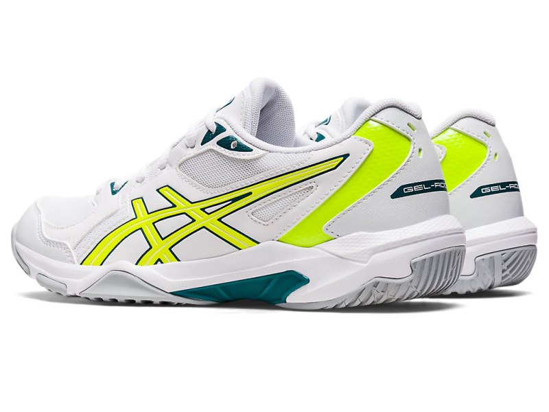 Asics Gel-rocket 10 Tenisice Za Odbojku Ženske Bijele Žute | RS4558-718