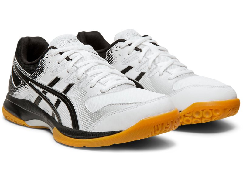 Asics Gel-rocket 9 Tenisice Za Odbojku Ženske Bijele Crne | RS4527-110