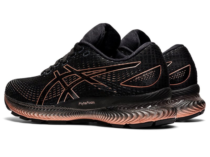 Asics Gel-saiun Tenisiće Ženske Crne Roze Zlatne | RS6899-603