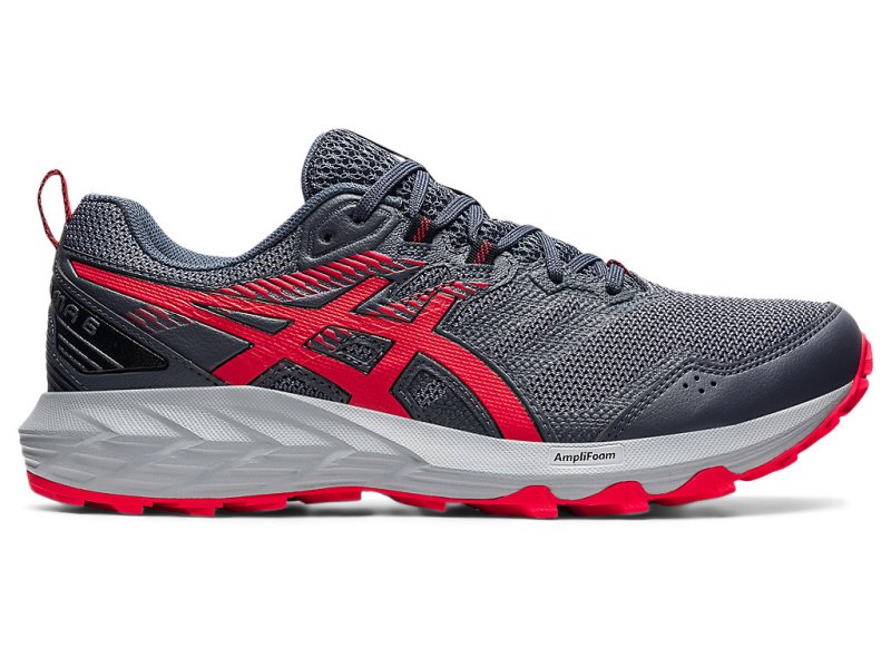 Asics Gel-sonoma 6 Tenisice Za Trčanje Muške Sive Crvene | RS3084-430