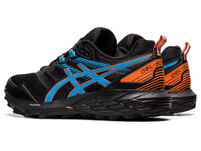 Asics Gel-sonoma 6 Tenisice Za Trčanje Muške Crne Svijetlo Tirkizne | RS8650-606