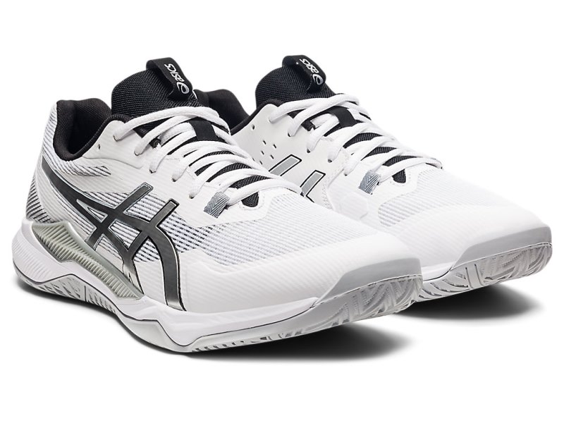 Asics Gel-tactic Tenisice Za Odbojku Muške Bijele Srebrne | RS1604-628