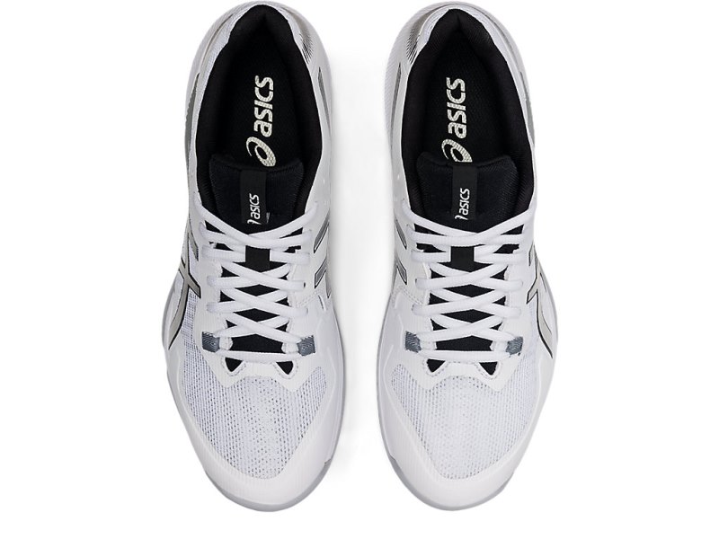 Asics Gel-tactic Tenisice Za Odbojku Muške Bijele Srebrne | RS1604-628