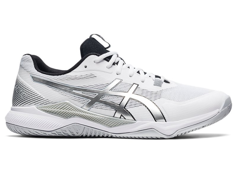 Asics Gel-tactic Tenisice Za Odbojku Muške Bijele Srebrne | RS1604-628