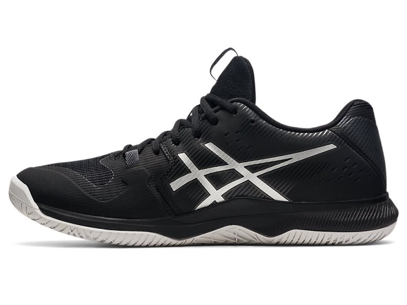 Asics Gel-tactic Tenisice Za Odbojku Muške Crne Srebrne | RS6474-519