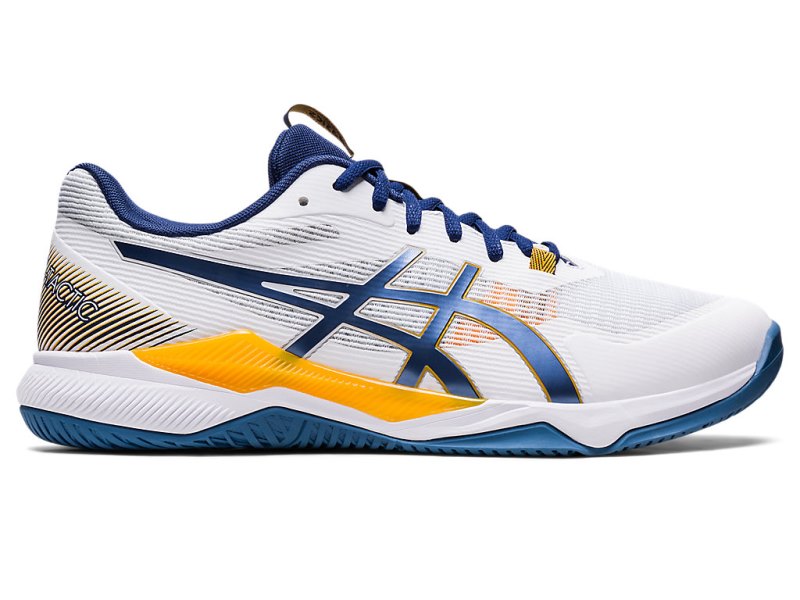 Asics Gel-tactic Tenisice Za Odbojku Muške Bijele Tamno | RS7914-580