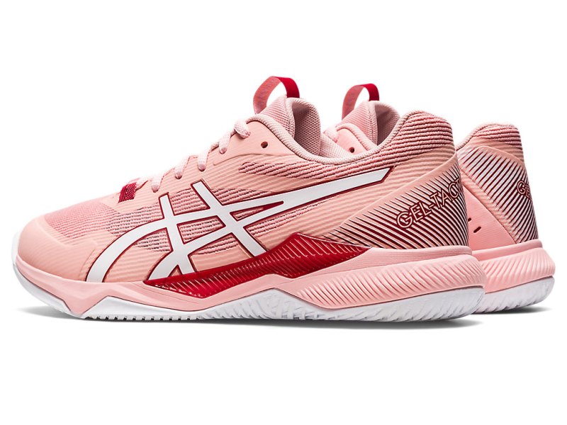 Asics Gel-tactic Tenisice Za Odbojku Ženske Roze Bijele | RS2021-094