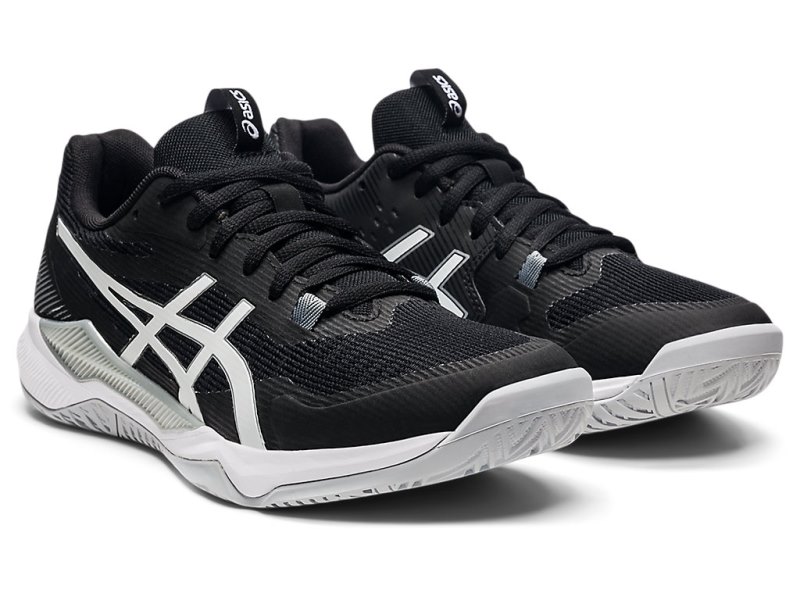 Asics Gel-tactic Tenisice Za Odbojku Ženske Crne Bijele | RS6136-615