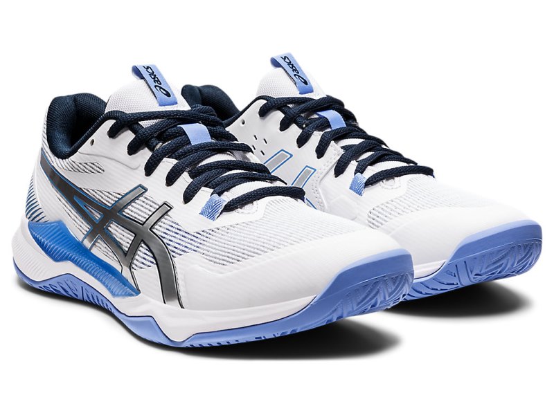 Asics Gel-tactic Tenisice Za Odbojku Ženske Bijele Plave | RS7587-789