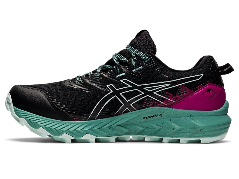 Asics Gel-trabuco 10 GTX Tenisice Za Trčanje Ženske Crne Svijetlo Plave | RS9768-465