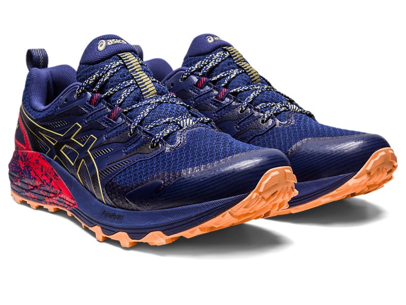 Asics Gel-trabuco Terra Tenisice Za Trčanje Muške Indigo Plave Maslinasto Zelene | RS5148-647