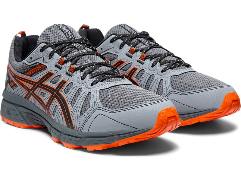 Asics Gel-ventuRE 7 (4E) Tenisice Za Trčanje Muške Sive Narančaste | RS4492-160