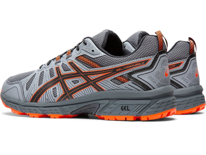 Asics Gel-ventuRE 7 (4E) Tenisice Za Trčanje Muške Sive Narančaste | RS4492-160