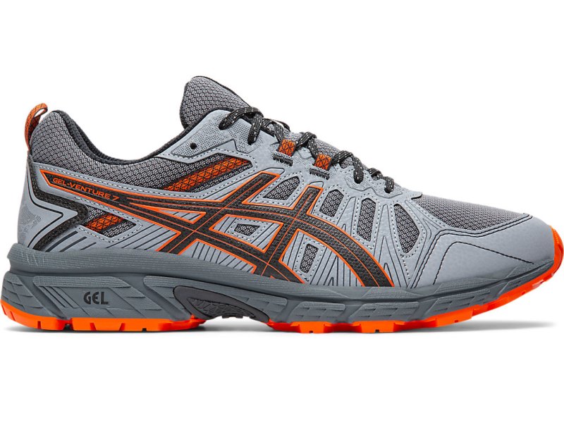 Asics Gel-ventuRE 7 (4E) Tenisice Za Trčanje Muške Sive Narančaste | RS4492-160