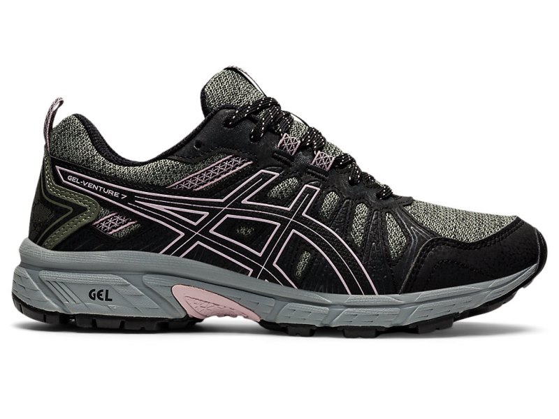 Asics Gel-ventuRE 7 Tenisice Za Trčanje Ženske Zelene Roze | RS2196-248