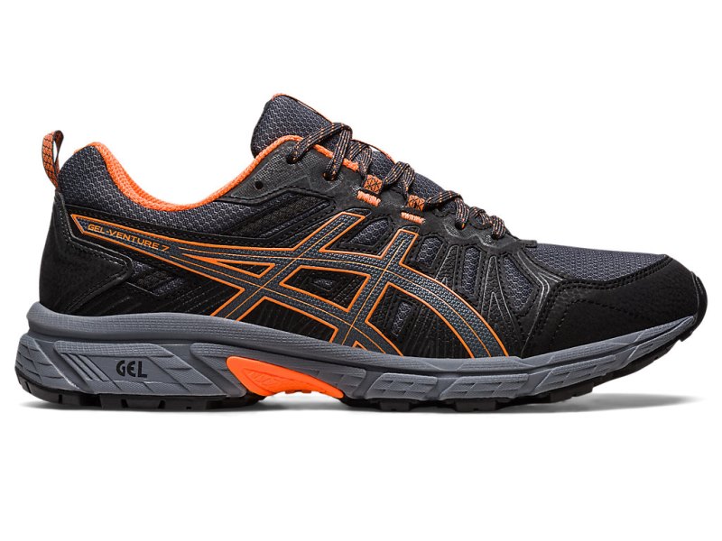 Asics Gel-ventuRE 7 Tenisice Za Trčanje Muške Tamno Sive Narančaste | RS4165-424