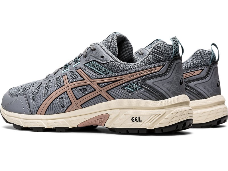 Asics Gel-ventuRE 7 Tenisice Za Trčanje Ženske Sive Svijetlo Koraljne | RS9337-595