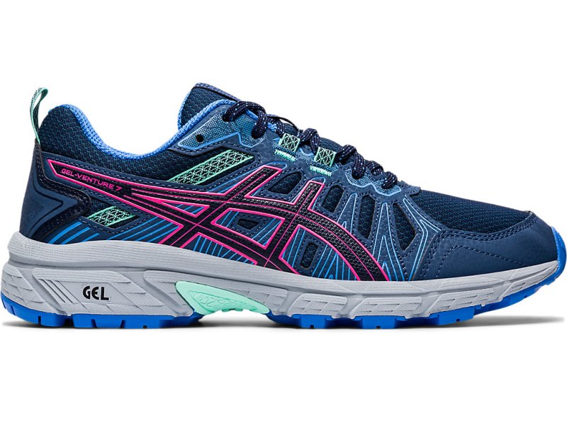 Asics Gel-ventuRE 7 Tenisiće Ženske Tamnoplave Roze | RS6310-878