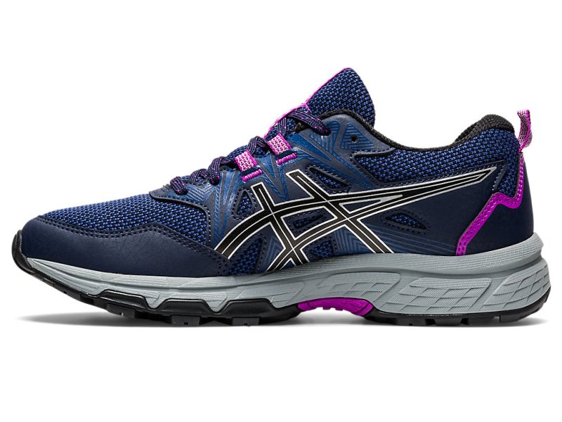 Asics Gel-ventuRE 8 (D) Tenisice Za Trčanje Ženske Crne Srebrne | RS6978-231