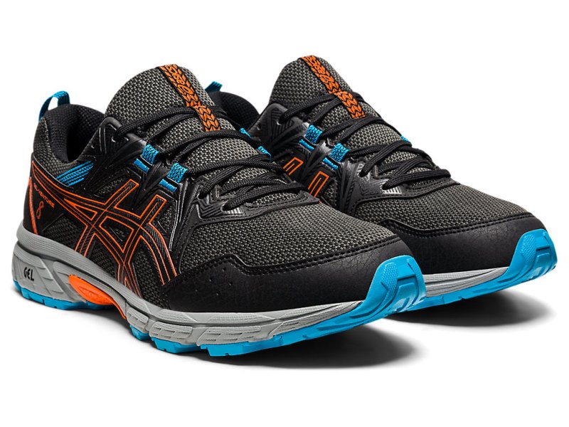 Asics Gel-ventuRE 8 Tenisice Za Trčanje Muške Crne Zlatne Narančaste | RS7365-107