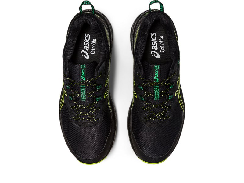 Asics Gel-ventuRE 9 Tenisice Za Trčanje Muške Crne Svijetlo Zelene | RS0731-056