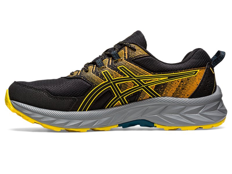 Asics Gel-ventuRE 9 Tenisiće Muške Crne Zlatne Žute | RS7417-481