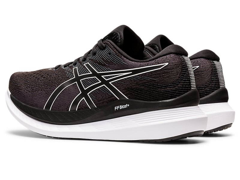 Asics Glideride 3 Tenisiće Ženske Crne Bijele | RS0826-225