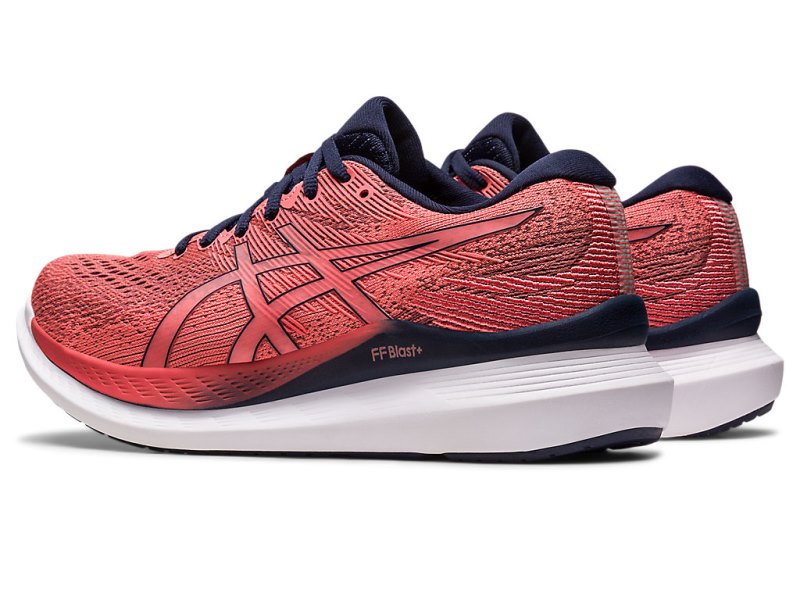 Asics Glideride 3 Tenisiće Ženske Koraljne Crne | RS6667-876