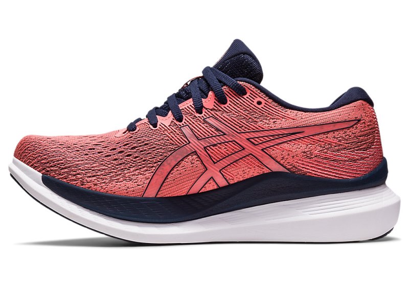 Asics Glideride 3 Tenisiće Ženske Koraljne Crne | RS6667-876