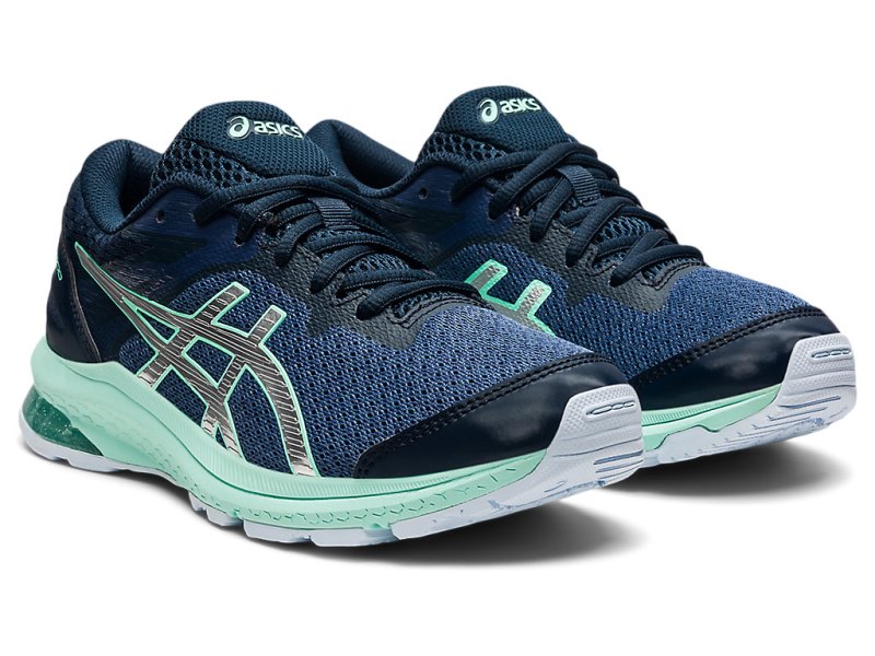 Asics Gt-1000 10 Tenisiće Dječje Plave Srebrne | RS2292-041