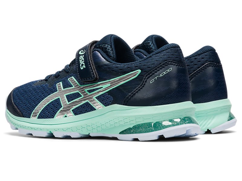 Asics Gt-1000 10 Tenisiće Dječje Plave Srebrne | RS8185-692