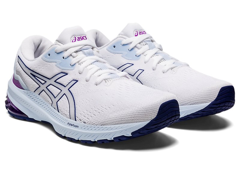 Asics Gt-1000 11 (D) Tenisiće Ženske Bijele Plave | RS3421-301